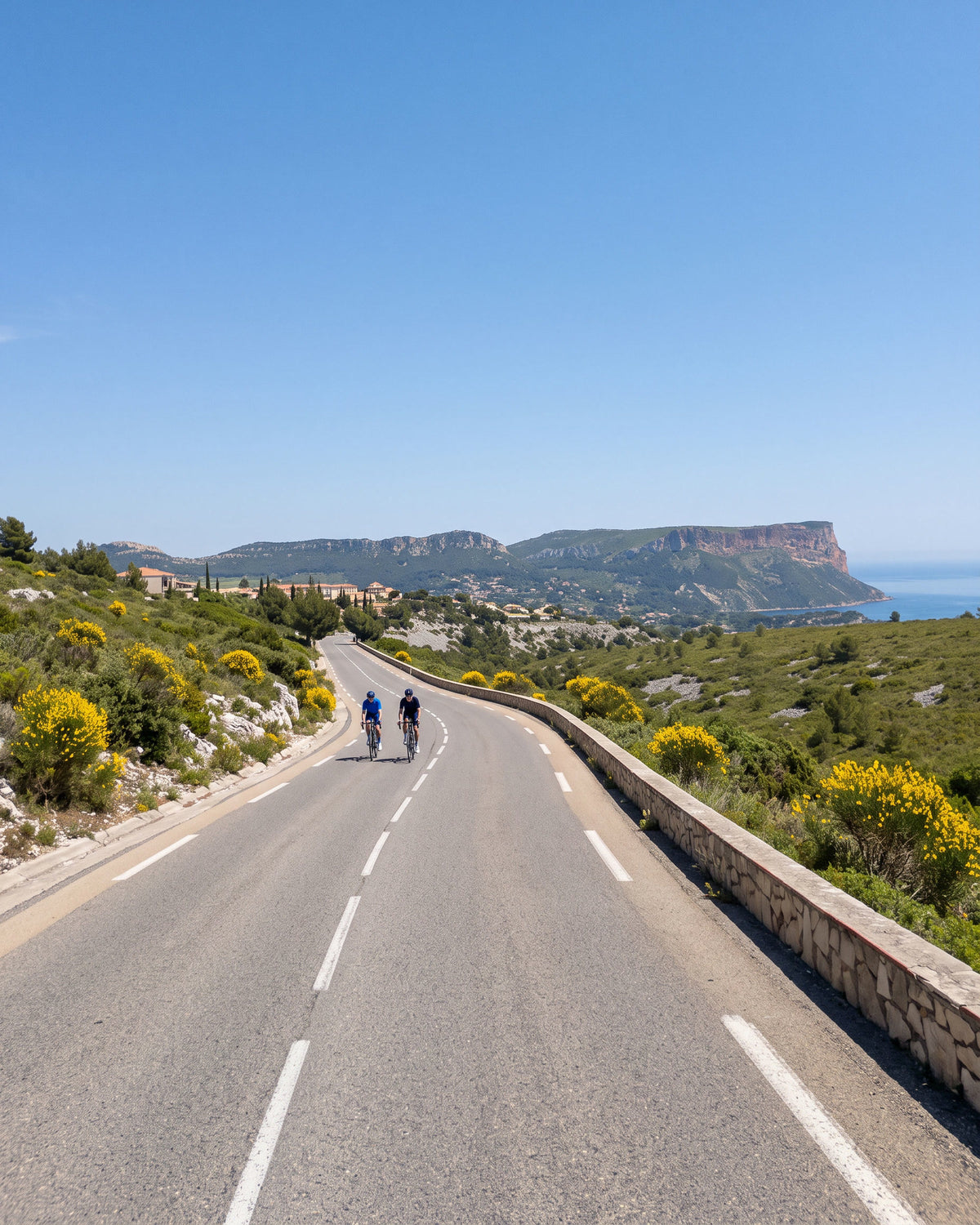 Le col de la Gineste. 327 mètres.